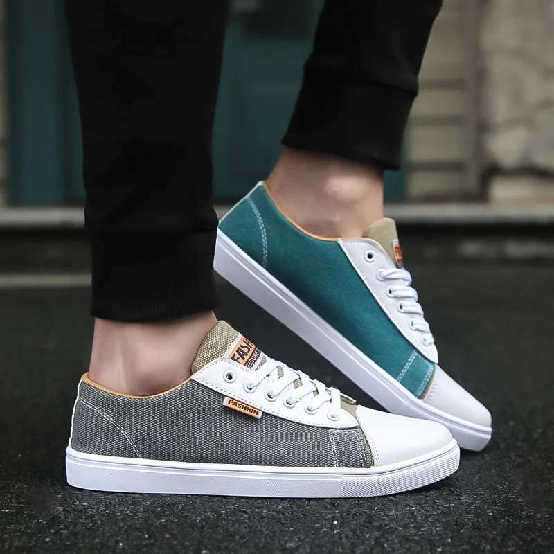 

New Hot Sale Casual Shoes 2018 Men Summer Autumn Spring Winter Patchwork Color Low Top Slip On Comfortable Shoe For Adult Male