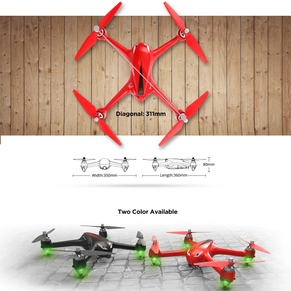 MJX Bugs 2 W B2W RC Quadcopter Brushless Motor RC Drone With 5G WIFI FPV 1080P HD Camera Rc Helicopters VS H501S RC Toys