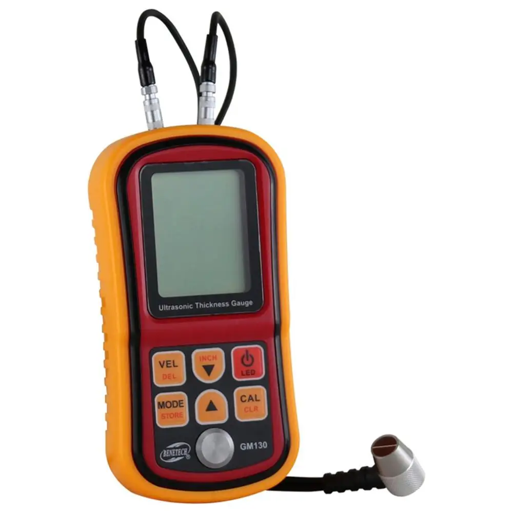 

GM130 Digital Ultrasonic Thickness Gauge 1.0~300 mm LCD display Metal Testering Measuring Instruments