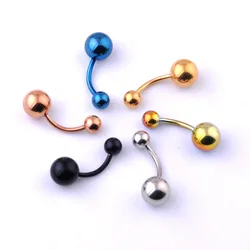Top Sale Stainless Steel Jewelry Body Piercing Jewelry Round Navel Belly Button Ring For Women