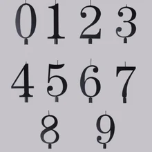 Художественная люстра с цифровым номером 1 шт. большой 0 1 2 3 4 5 6 7 8 9 для дома или магазина большой держатель лампы