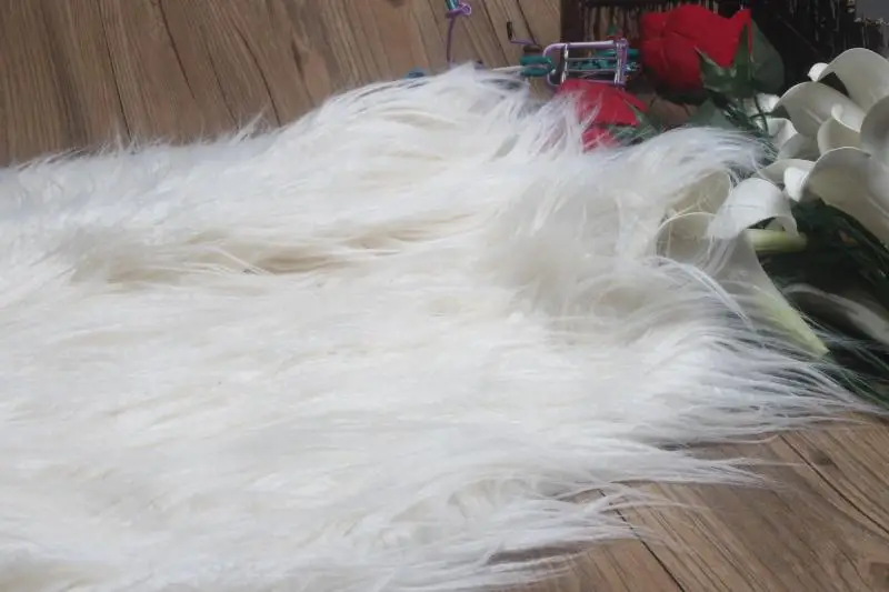 17 цветов 7 см длинный ворс монгольская меховая ткань для лоскутов, имитация pelliccia искусственный мех Ткань