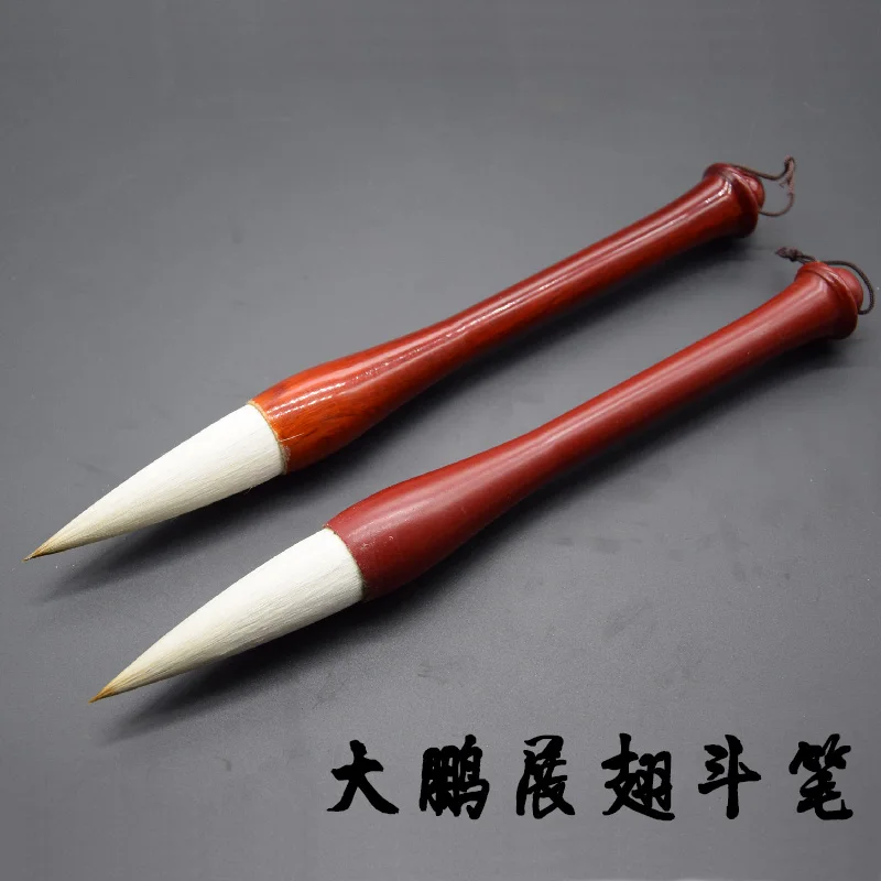 Buy Free shipping 1pcs High quality wood Mixed Hair Hopper shaped Brush Chinese traditional