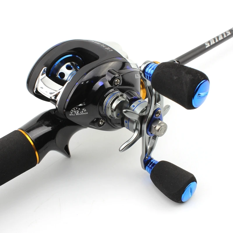 

High Quality 13 Ball Bearings Left / Right Hand Bait Casting Fishing Reel Fish Wheel Baitcast Fishing Reel Free shipping