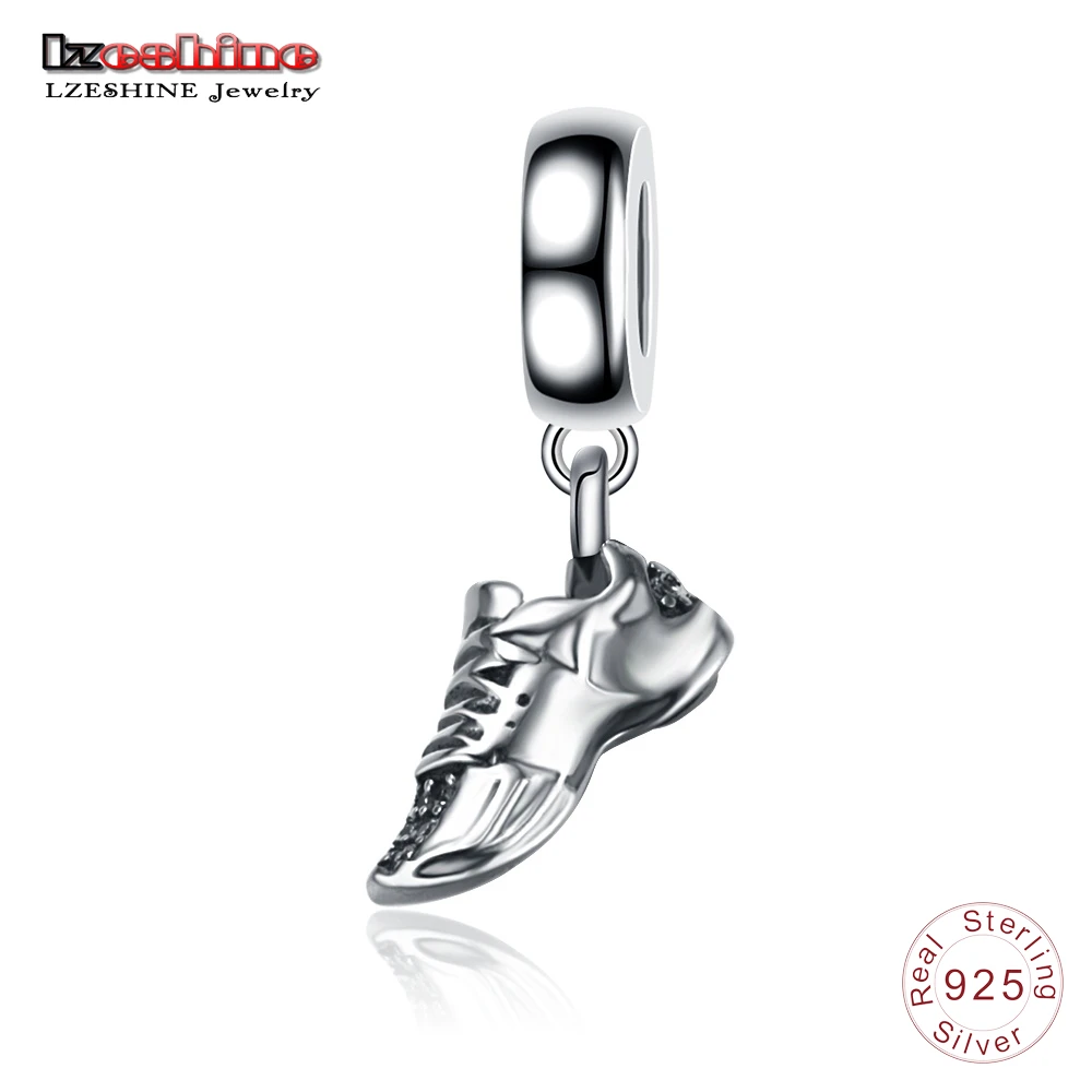 silver running shoes