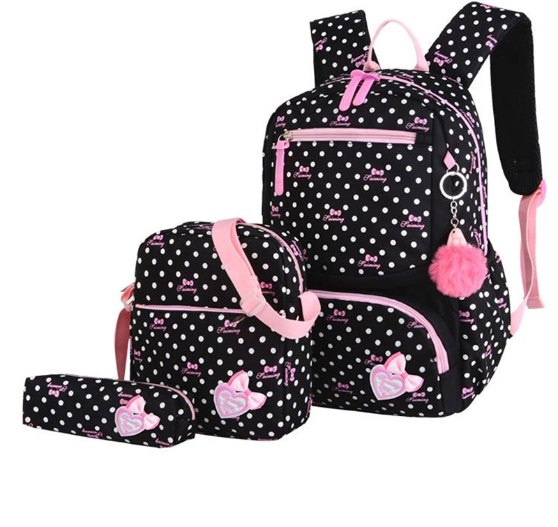 Мода 3 шт./компл. Для женщин милый кот рюкзаки школьные рюкзаки для девочек-подростков; для мальчиков и девочек с рисунком; парусиновые туфли рюкзаки женские сумки на плечо