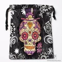 Custom Hollywood Undead Sugar Skulls Drawstring Bags Travel Storage Mini Pouch Swim Hiking Toy Bag Size 18x22cm#0412-04-238