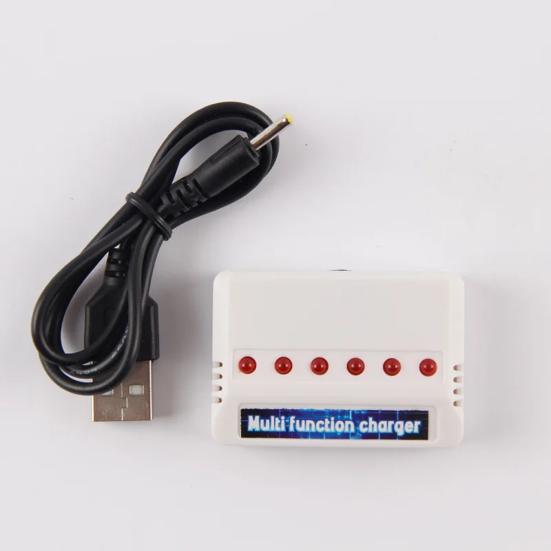 EBOYU 3 шт. * 7 в литий полимерный аккумулятор USB 1 к 6 зарядное устройство для Syma X5C X5SC X5S