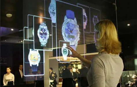 

52" Interactive Multi touch Foil for windows and showcases,Real 6 points touch screen foil for interactive kiosk/Floor/LCD