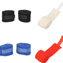 2 шт. 2,5 м эластичный хлопок спортивный ремень боксерский бандаж для санды Муай Тай ММА тхэквондо перчатки обертывания