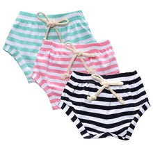 3 шт./лот; лето г.; Детские шорты; шорты для новорожденных; одежда для малышей; Детские шорты в полоску; шаровары; SK105