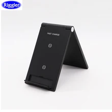 Настольный держатель для быстрой зарядки, складное Беспроводное зарядное устройство для iphone11 X XS MAX XR XS samsung S9 S8 Note9 Note 8