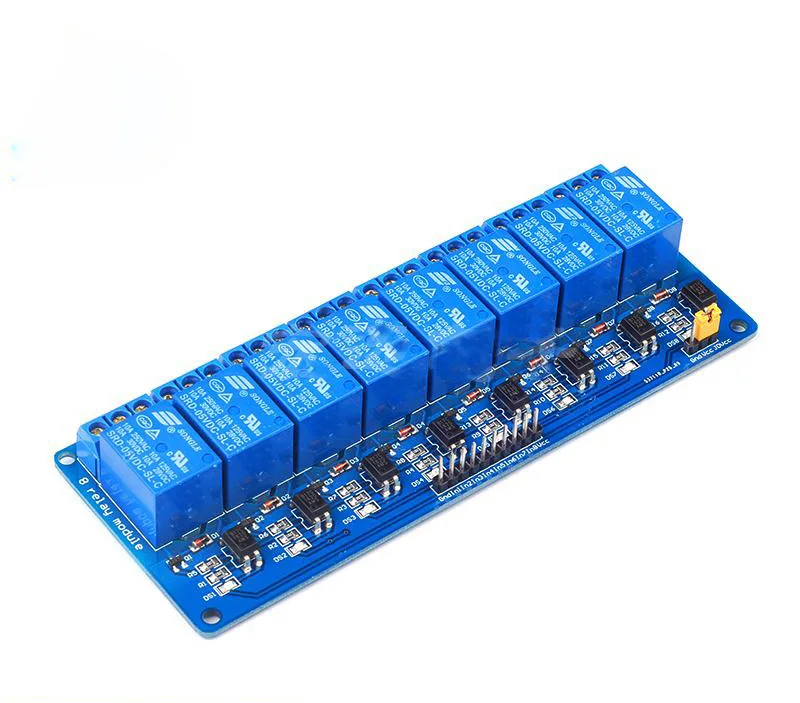 

Factory direct coupled optocoupler 8 relay module PLC relay control board 5V 12V 24V optional