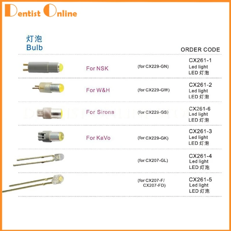 6Pcs-Dental-fiber-optic-handpiece-lamp-LED-bulb-compatible-for-kavo-for-kavo-mutiflex-coupling
