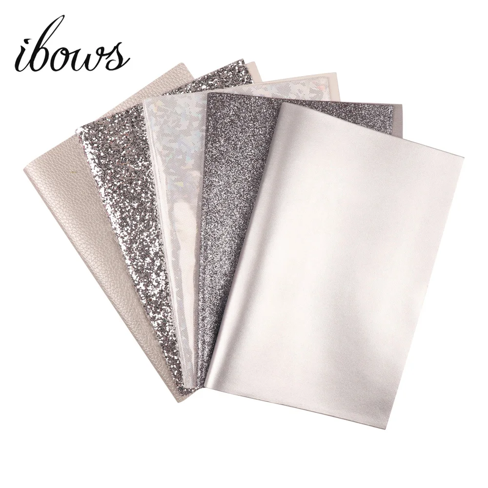 

22cm *30cm Symphony Laser Leather Geometric Pattern Magic Color Holographic Material Leather Fabric Home Decorative Materials