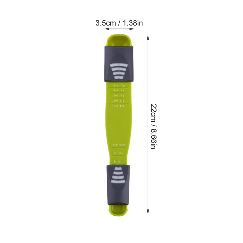 MOSEKO пищевые мерные ложки с двойным концом, восемь киосков, регулируемые весы, измерительные ложки для выпечки, сахарные приправы, кухонные инструменты