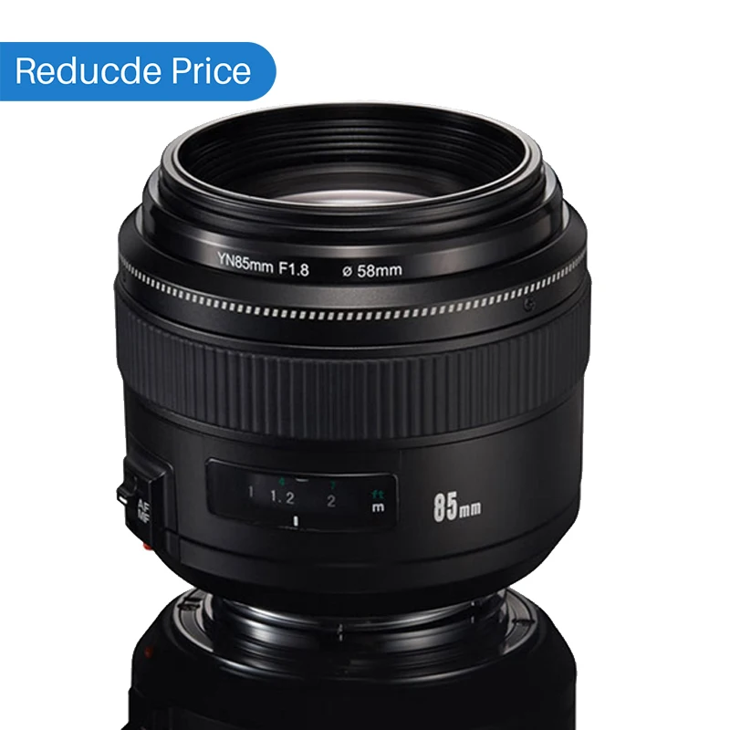 

Ulanzi Yongnuo YN85mm F1.8 Standard Medium Telephoto Lens AF/MF for Canon EF Camera 7D 5D Mark III 80D 70D 760D Fixed Focus