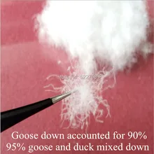 95% weiße gans & ente gemischt unten/gans entfielen 90%/füllkraft 800/tröster und jacke füllstoff/Paypal akzeptiert £ preis