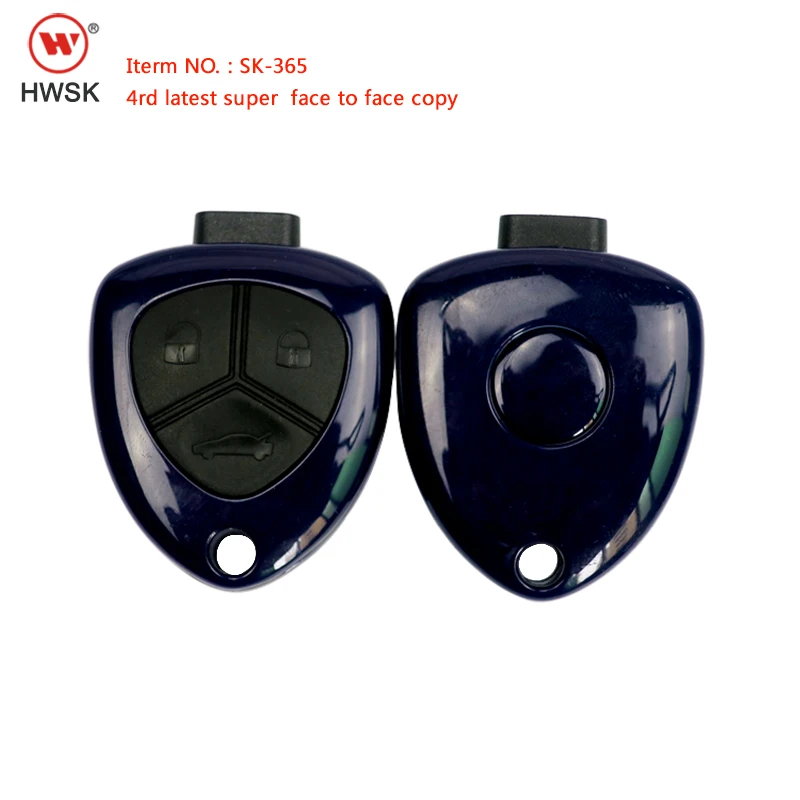 

Blue Universal 433Mhz wireless Mahogany Copy Code Remote Control face to face cloning Garage door switch battery free shipping