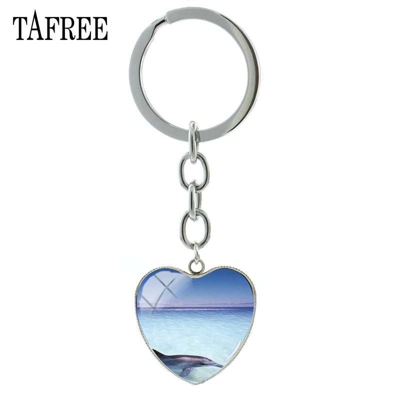 TAFREE арт Картина Дельфин кулон-сердце брелок Глубокий морской милый эльф