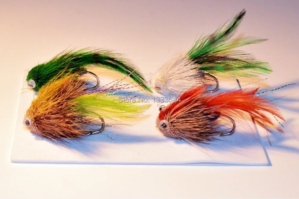 Giant salamander dry fly lures, 24pcs/lot brand new various fly fishing