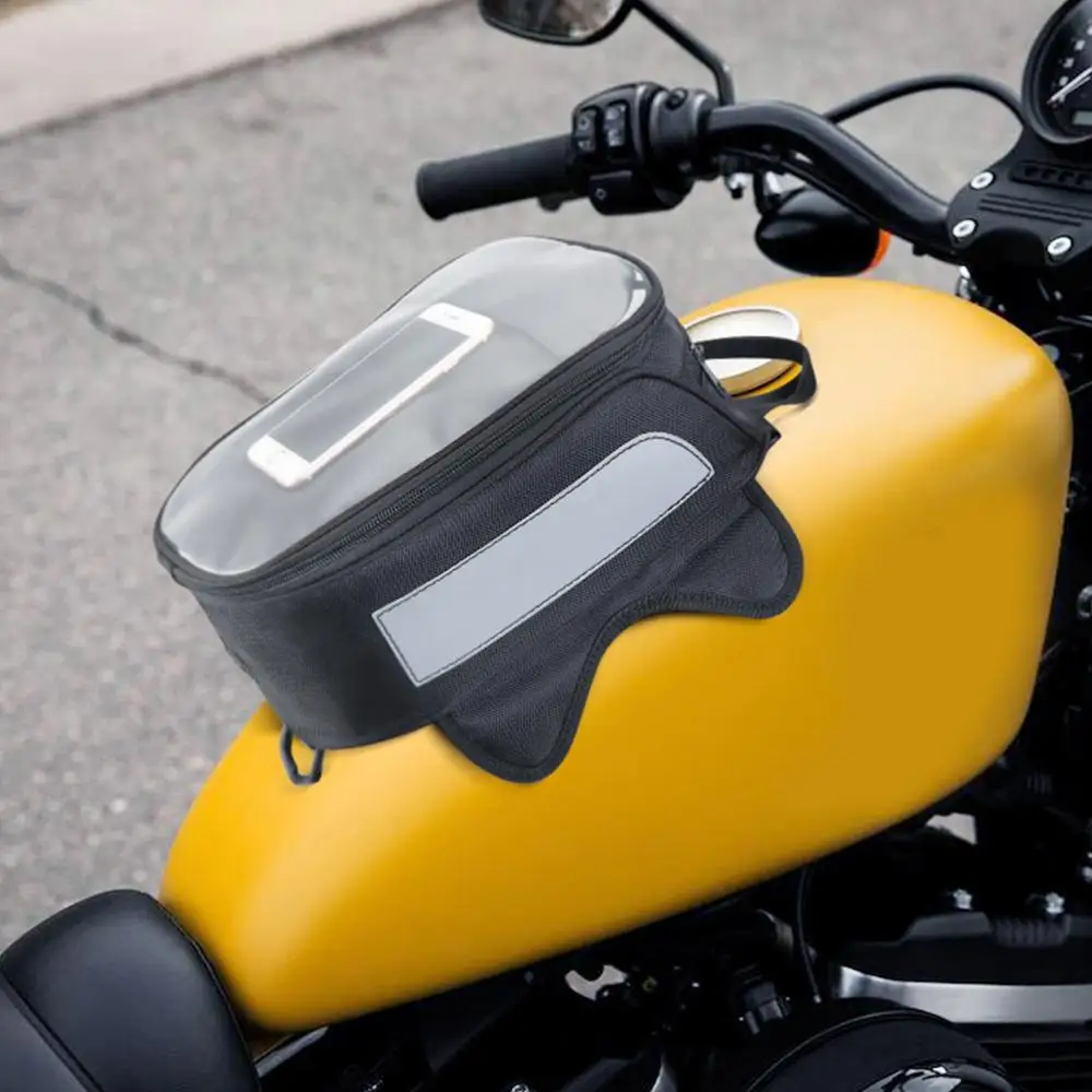 KEMiMOTO мотоциклетный держатель для телефона для хранения масла топливный бак сумка Магнитная мотоциклетная седельная сумка для Honda Для Yamaha для Aprilia RSV1000