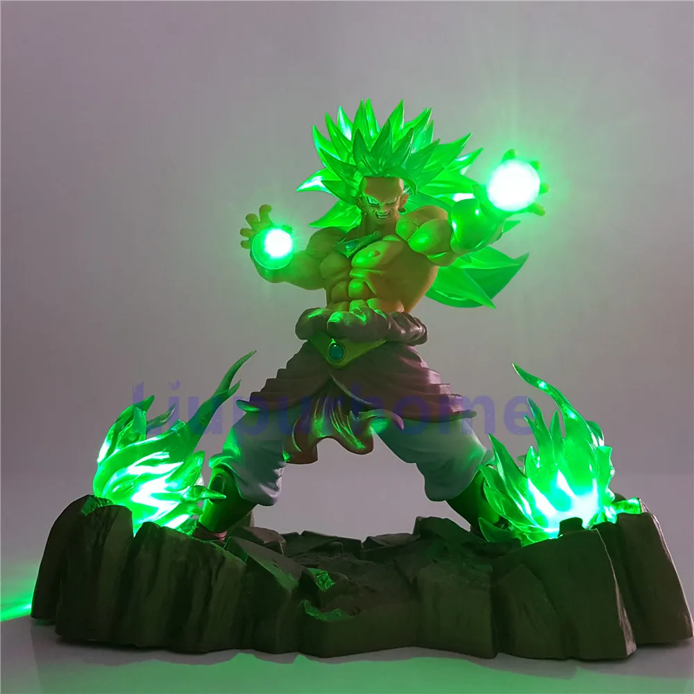 Broly светодиодный светильник супер сайян Жемчуг дракона фигурки головной ing ПВХ