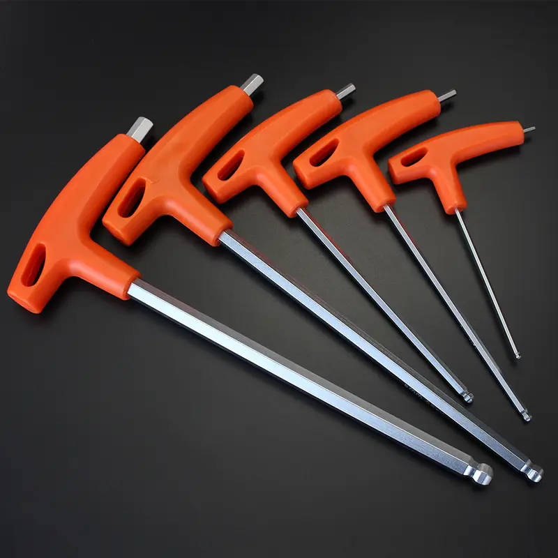 2/2.5/3/4/5/6/8/10mm Ball/Flat head Hex key allen wrench Hand tool Universal Quick Snap Adapter Chrome Vanadium Steel hexagona - Image 4