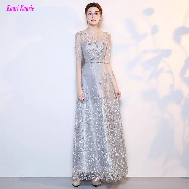 Silver Evening Dresses