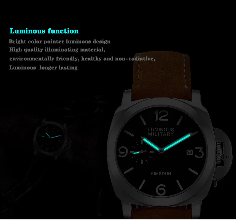 KIMSDUN top brand sport Men Watch Luxury Business Fashion Clock Mens Watches Waterproof Quartz Relogio Masculino