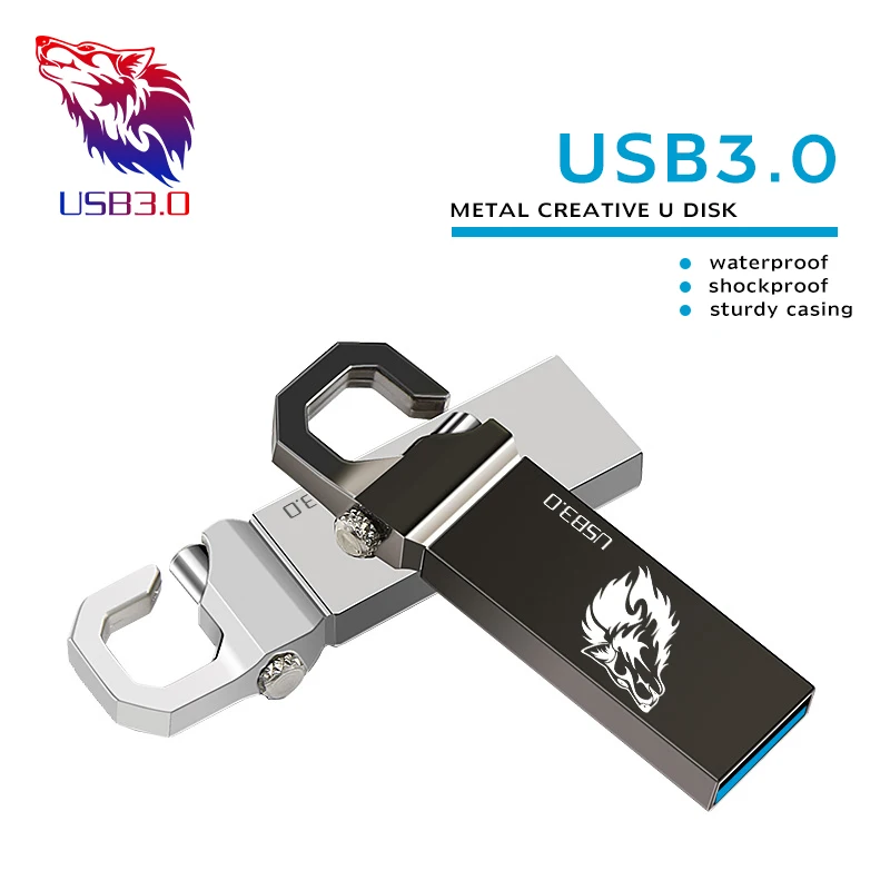 Флешка USB 3 0 64 ГБ 32 флеш накопитель 16 8 флешка Водонепроницаемая металлическая Usb