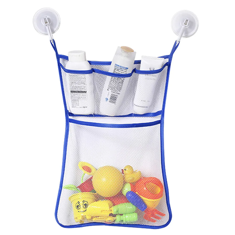 Baby Toy Mesh Storage Bag Bath Bathtub Doll Organize Tote Pouch Home