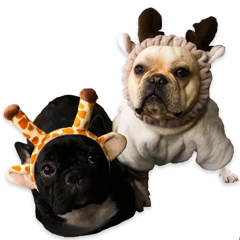 

Cosplay Dog Cat Hat Pet Dog Cap Dogs Accessories For Small Dogs Dress Up Costume Pets Products Cat Hat For French Bulldog York