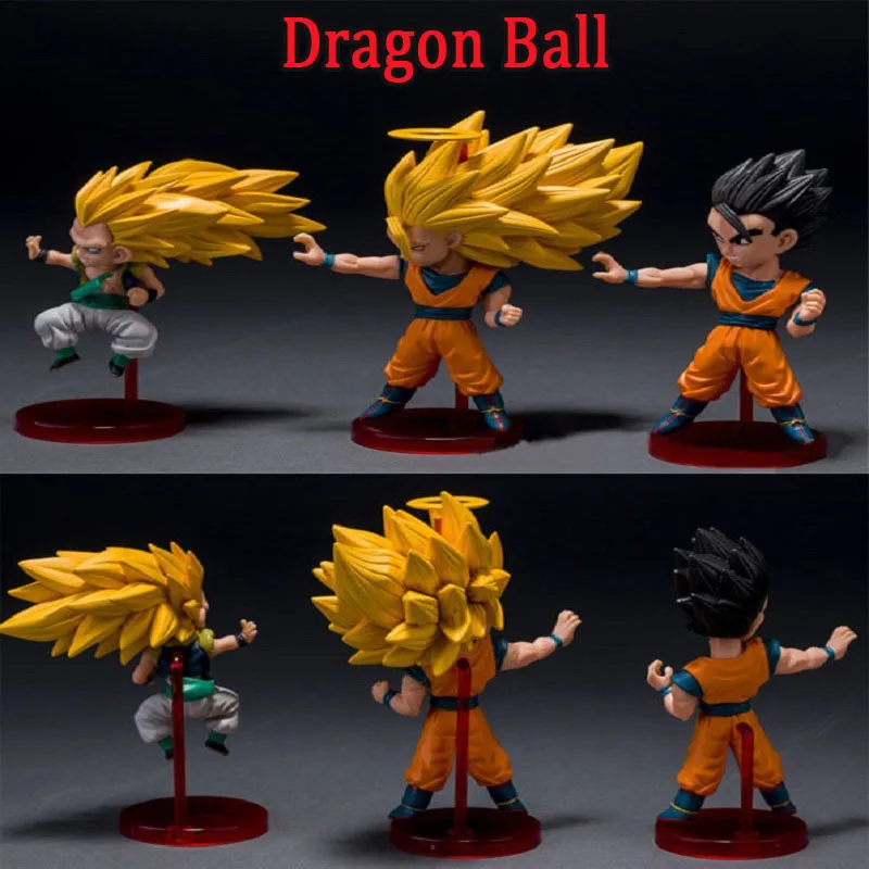 6pcs/Lot Dragon Ball Son Gohan Display Doll Collection Toy Anime Dragon Ball Super Saiyan Action Figure Toys Children Xmas Gift 6pcs/Lot Dragon Ball Son Gohan Display Doll Collection Toy Anime Dragon Ball Super Saiyan Action Figure Toys Children Xmas Gift