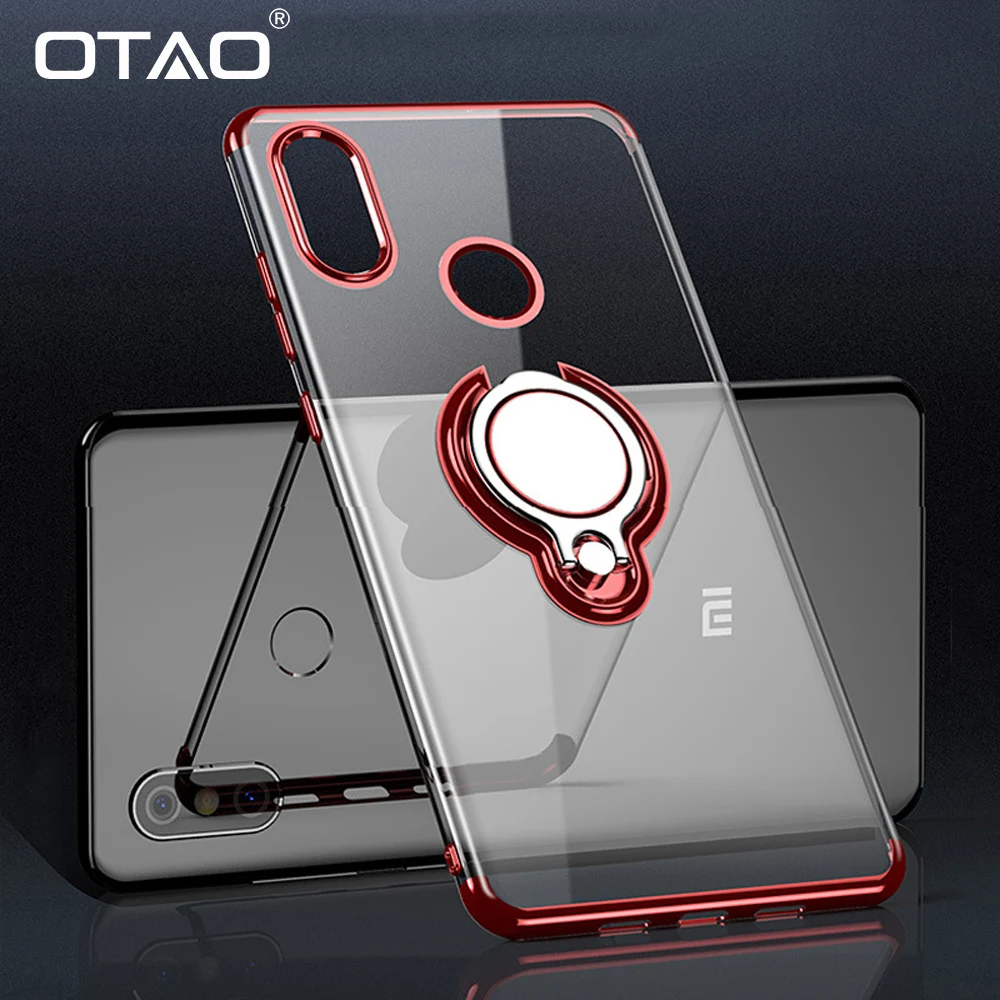 Автомобильный магнитный держатель OTAO чехол для телефона Xiaomi Mi 8 Lite SE Pro Max 3