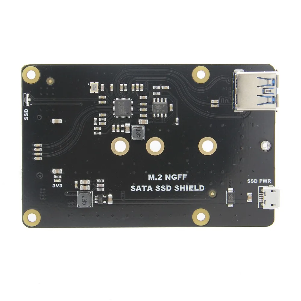  Raspberry Pi X860 M.2 NGFF 2280/2260/2242/2230 SATA SSD Schild X860 SSD Lagerung Expansion Board fü