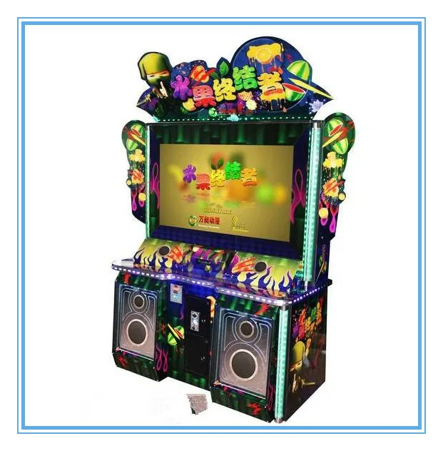 Fruit Terminator Multi Cut Fruit Touch Screen Game Machine,Simulator
