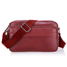 Girl Fashion Soft Genuine Leather Bag Ladies Women Messenger Bags Small Crossbody Shoulder Bag Female Designer Brand