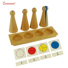 Kids Fraction Montessori Math Toys Wooden Material Practice Learn Toy Fraction Skittles Games Preschool Teaching Aids MA013-35 Kids Fraction Montessori Math Toys Wooden Material Practice Learn Toy Fraction Skittles Games Preschool Teaching Aids MA013-35