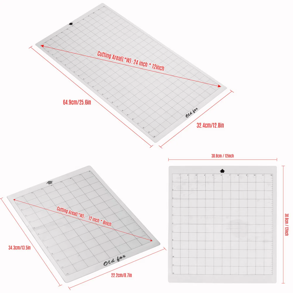 Transparent Cutting Mat Adhesive Replacement Measuring Grid Board Drawing Pad 