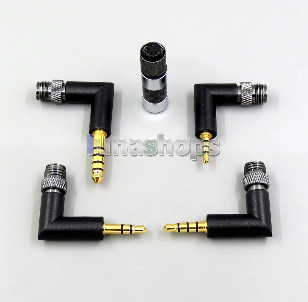 

LaoG Seires 4.4mm 2.5mm 3.5mm Balanced PLUG 4 in 1 DIY Custom Hifi earhone cable Kits Adapter For D AWESOME LN006133
