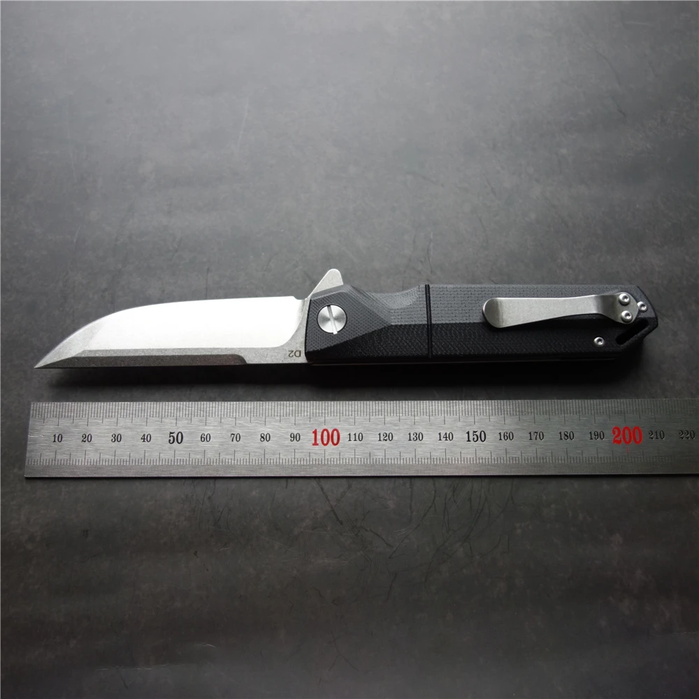 60-61HRC D2, Открытый Многофункциональный выживания складной нож, кемпинг альпинизм, барбекю, рыбалка специальный складной нож