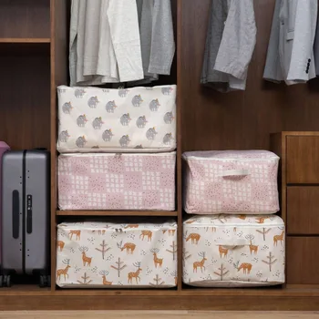 

Clothes Quilt Storage Bag Wardrobe Closet Organizer Clothing Quilt Pillow Storage Box Bin Packing Luggage Organizer