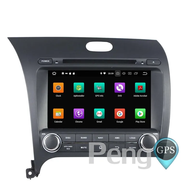 Top 2 Din Android 8.0 Car CD DVD Player 8Core GPS Navigation for kia Cerato K3 Forte 2013-2017 Stereo 1080P HD Screen Autoradio 3