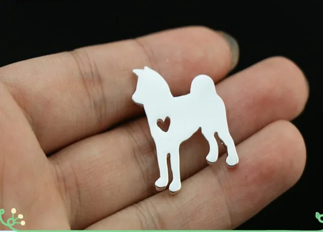 Фото японский akita dog ожерелье подвеска для собаки ювелирные изделия