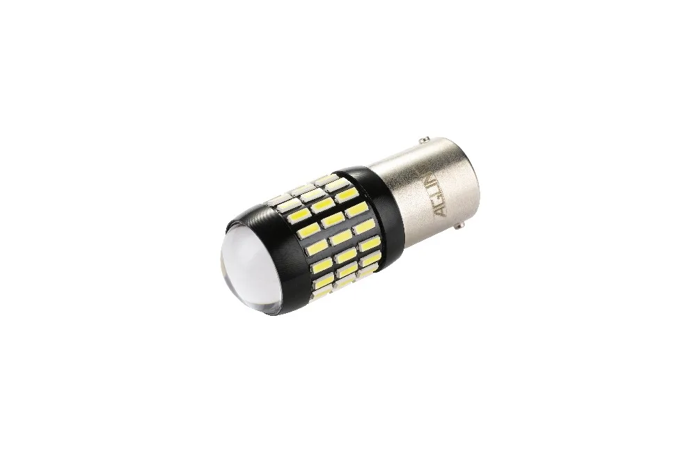 AGLINT 2 шт. 1156 1141 BA15S P21W светодиодный лампы 4014 чипы 66-SMD для сигнальной лампы поворота резервный обратный свет с проектором белый