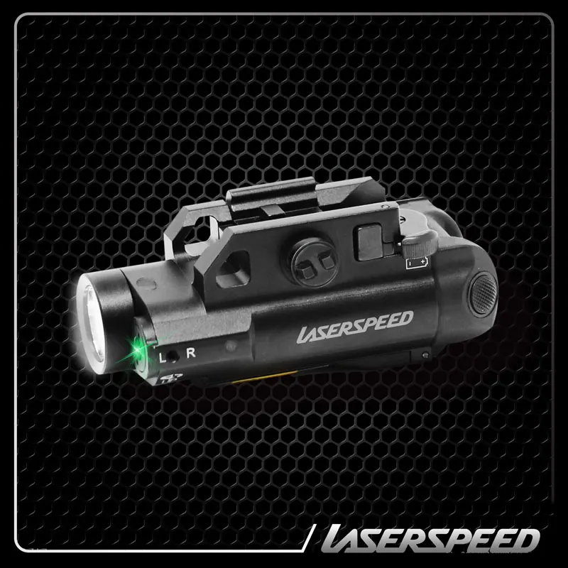 Laserspeed Компактный свет Picatinny LED Тактический световой пистолет 100лм + зеленый