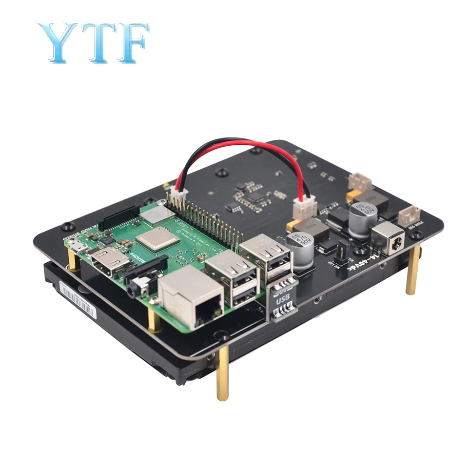Raspberry Pi 3 B + Plus/3B X830 V2.0 HDD плата расширения с функцией отключения Veilig 5 &quotSATA Opslag