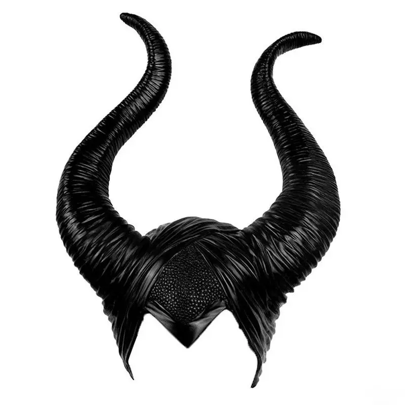 Maleficent рога ведьмы шляпа Косплей черная голова королевы одежда маска головные Уборы Хэллоуин косплей вечерние реквизит Прямая поставка