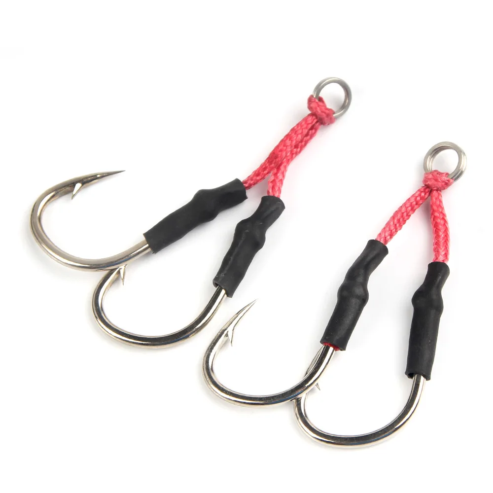 4Pcs/Bag Fishing Double Hooks Carbon Steel Barbed Baitholder Worm Pond Fish Bait Holder Fly Fishing Tackle Accessories Hook 4Pcs/Bag Fishing Double Hooks Carbon Steel Barbed Baitholder Worm Pond Fish Bait Holder Fly Fishing Tackle Accessories Hook
